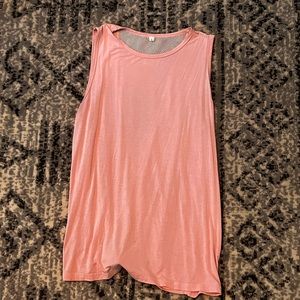 Bubble gum pink tank top